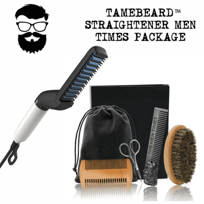TameBeard™ Straightener Comb Men Times Package