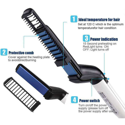 TameBeard™ Straightener Comb
