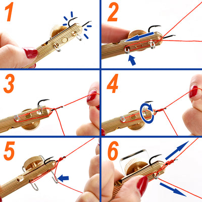 Easy Fishing Knot Tying Tool