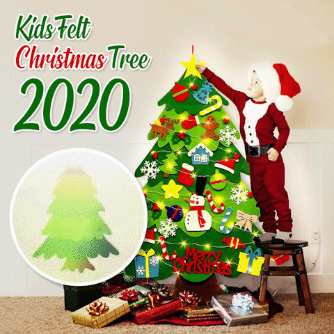 Kids Felt Christmas Tree 2020