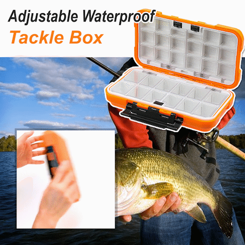 Adjustable Waterproof Fishing Tackle Box